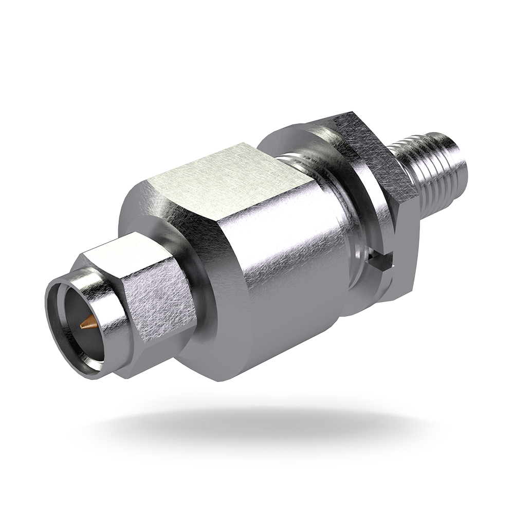 SAMS-SP-SMABJ | Multi-surge SMA (m) to Bulkhead SMA (f) Coaxial Surge Arrester SAMS-SP-SMABJ | Multi-surge SMA (m) to Bulkhead SMA (f) Coaxial Surge Arrester